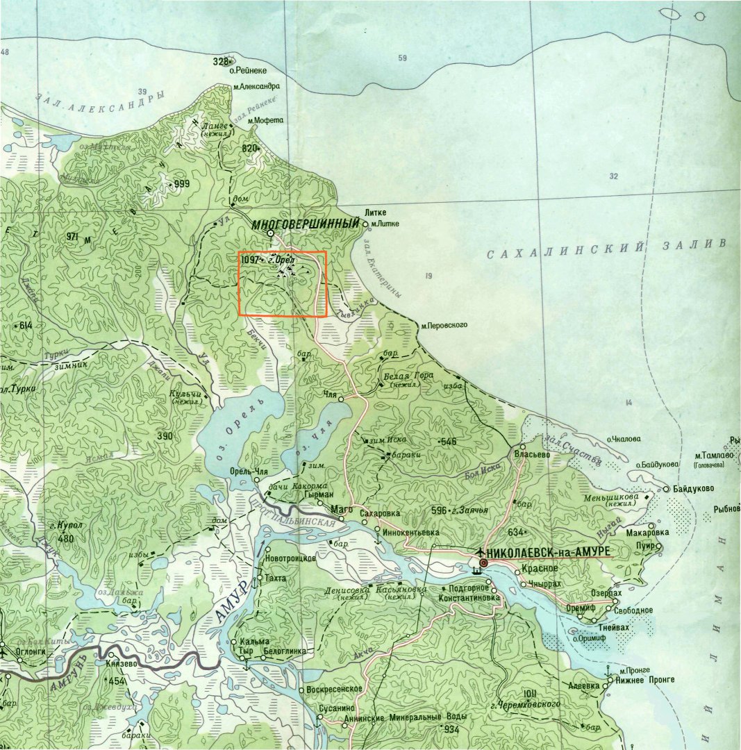 1. Карта Николаевского района. (Николаневские Останцы).jpg