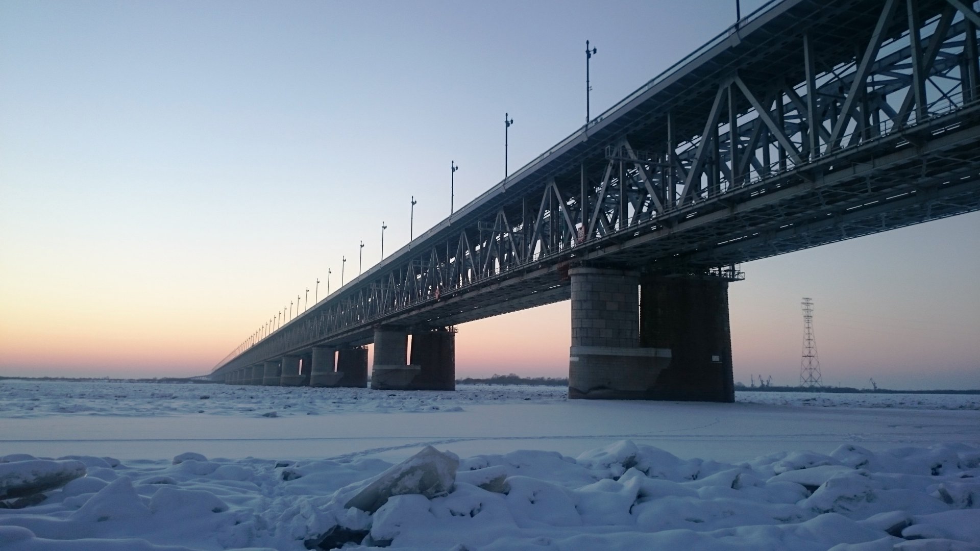 Хабаровский мост через амур