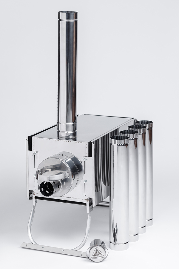 печь экономка ИНВЕНТ средняя 690х310х360 (нерж.сталь 0,8 мм) с регулирующимися экранами в сумке.jpg