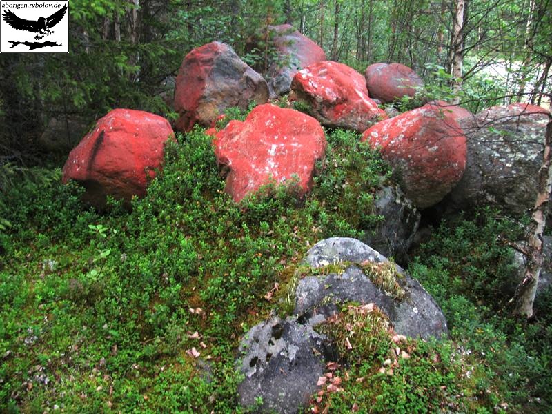 Ущелье красные камни Норильск